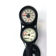 Sopras Sub SOPRAS SUB SPG 3 GAUGE CONSOLE WITH DEPTH GAUGE COMPASS ANALOG IMPERIAL PSI WITH HOSE