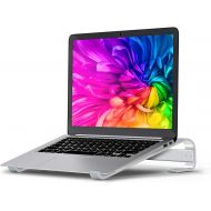 [아마존베스트]Laptop Stand for Desk, SOQOOL Computer Stand Riser for Desk,Ventilated Ergonomic Aluminum Notebook Stand Compatible with MacBook Air Pro Dell XPS HP 11 14 15.6 17.3 Inch Silver Wor
