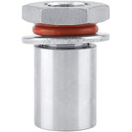 Sorand 1/2 Edelstahl Schott, NPT-Aussengewinde Homebrew Weldless Bulkhead, Schottverschraubung fuer Fass und Kessel, Kein Schweissen Erforderlich, Einfach zu Installieren