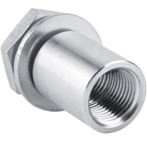  Sorand 1/2 Edelstahl Schott, NPT-Aussengewinde Homebrew Weldless Bulkhead, Schottverschraubung fuer Fass und Kessel, Kein Schweissen Erforderlich, Einfach zu Installieren