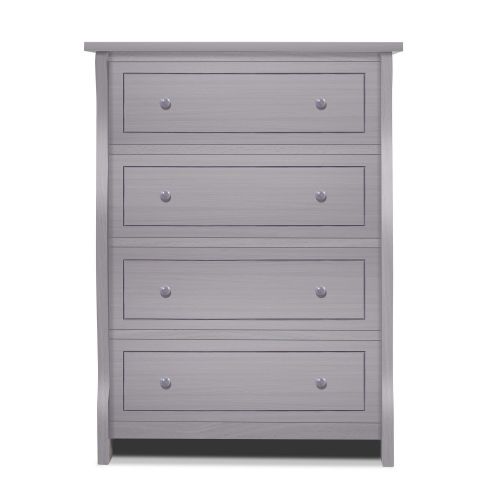  Sorelle Tuscany 4 Drawer Dresser, Weathered Gray