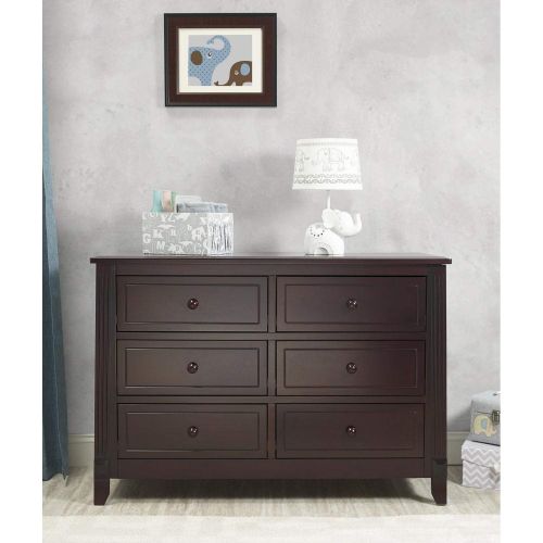  Sorelle Berkley Double Dresser, Espresso