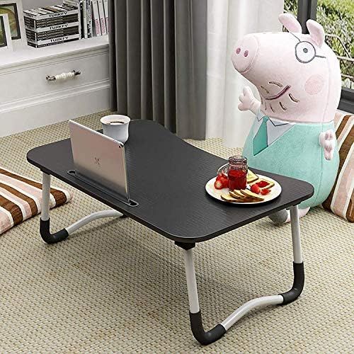  [아마존베스트]Sorfity Adjustable Laptop Bed Table Lap Desk, Portable Bed Tray Table for Couch and Sofa, Breakfast Tray Dining Table, Folding Dormitory Table Notebook Stand Reading Holder for Couch Floor