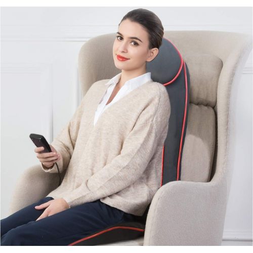  Shiatsu Back Massager, Sotion Seat Cushion Massager with Heat, Deep Kneading Rolling Vibration Chair...