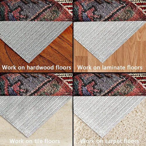  Sotosh Rug Gripper Pad Non-Slip Area Rug Pad 5X8 for Any Hard Surface Floor Runner Extra Strong Grip
