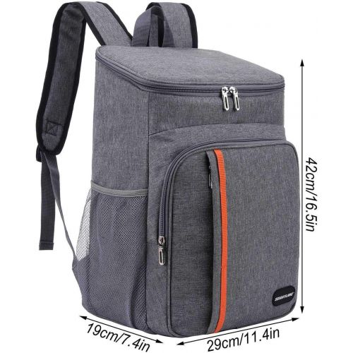  Sougayilang Cooler Backpack 25/30 Cans Large Capacity Insulated Backpack Cooler Lightweight Leak Proof Soft Cooler Bag for Men Women to Picnics, Camping, Hiking, Beach, Park, Trips