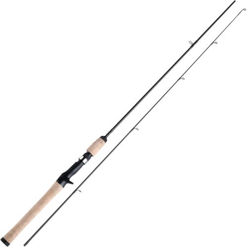  Sougayilang Fishing Rods Graphite Lightweight Ultra Light Trout Rods 2 Pieces Cork Handle Crappie Spinning Fishing Rod