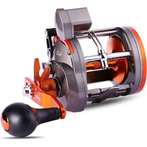  Sougayilang Line Counter Trolling Reel Conventional Level Wind Fishing Reel