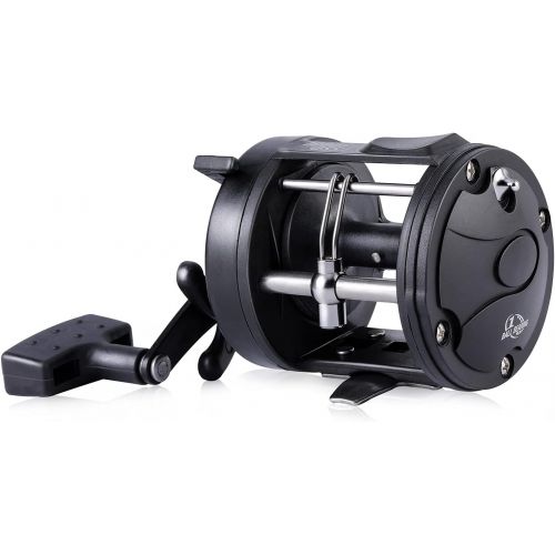  Sougayilang Round Baitcasting Fishing Reel for Catfish, Salmon/Steelhead, Striper Bass, Pike,Inshore Surf Fishing Reels, Conventional Reel