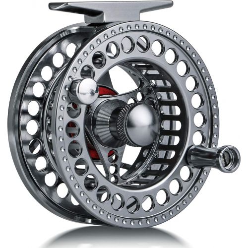  [아마존베스트]Sougayilang Fly Fishing Reel Ultralight Antioxidation Reel CNC Milled Aluminium Alloy Body and Spool Fly Fishing Reels Size 5/6.7/8