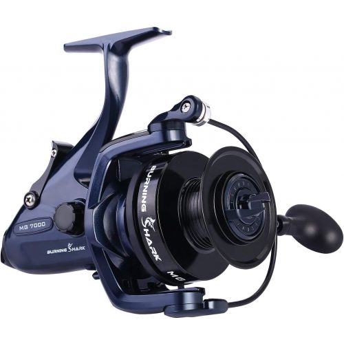  [아마존베스트]Sougayilang Baitrunner Fishing Reel 13+1 Stainless Steel BB Carbon Fiber Spinning Reel for Catfish Walleye Striped Bass with Spare Spool