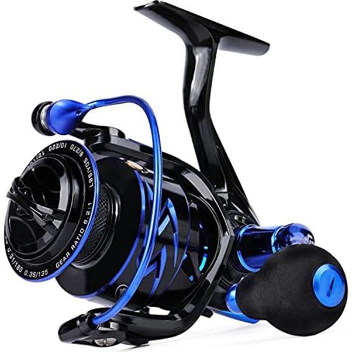  [아마존베스트]Sougayilang -Spinning Reels Ultra Light Smooth, Powerful Spinning Reel, 6.2:1 High Speed Gear Ratio, 12+1BB, S¨¹Water and Saltwater Fishing Reels