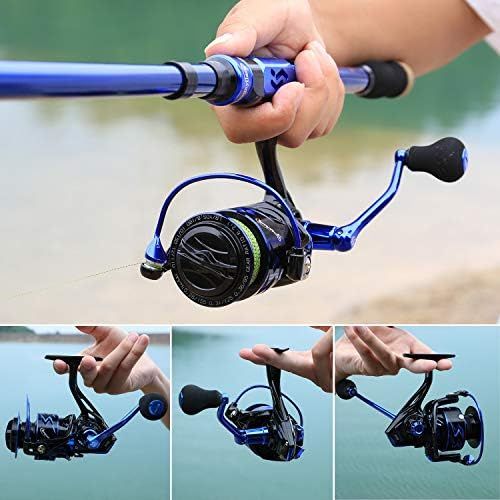  [아마존베스트]Sougayilang -Spinning Reels Ultra Light Smooth, Powerful Spinning Reel, 6.2:1 High Speed Gear Ratio, 12+1BB, S¨¹Water and Saltwater Fishing Reels