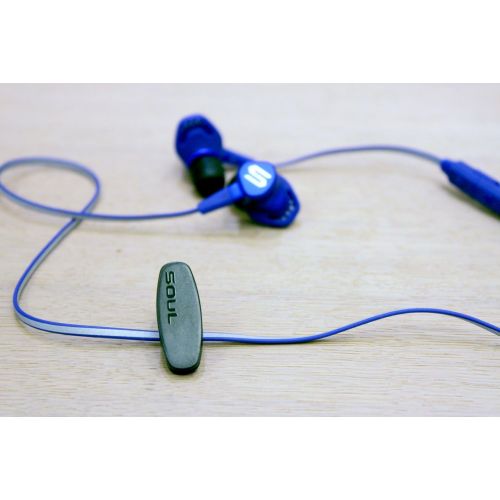  SOUL Electronics SR10BU Run Free Pro HD Balanced Armature Wireless Sports in-Ear Earphones Earbuds with Bluetooth. Waterproof Sports Headset with Microphone