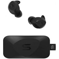 Soul Electronics Soul S-FIT True Wireless Earbuds - in Ear Headphones IP67 Waterproof, Freebit Wing Tips, Bluetooth, Transparency Mode, Touch Control Shock Resistance (Black)