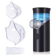 SoulBay Mini Portable Inhaler, Handheld Ultrasonic Humidifier, Rechargeable Inhaler Machine for Adults Kids - Black