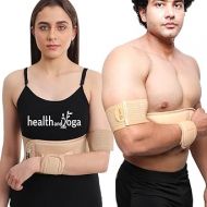 HealthAndYoga™ GuardNHeal Arm and Shoulder Immobilization Brace - Left or Right - Adjustable Support and Fully Detachable for Customized Fit - Skin Friendly - Unisex (40