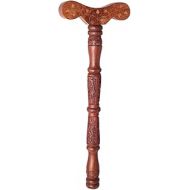 SoulGenie HealthAndYoga(TM) Yoga Danda - Wooden Staff - for Improved Breath Flow in Nostrils and for Yoga Practices