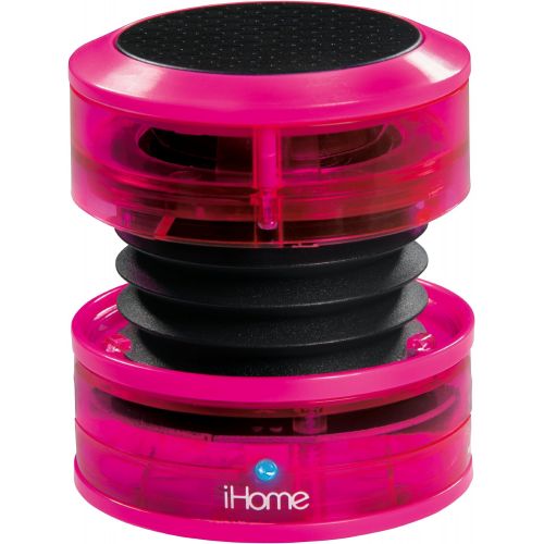  Sound Design iHome iM60LT Rechargeable Mini Speaker - Gray Translucent