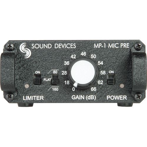  Sound Devices MP-1 Single-Channel Portable Microphone Preamplifier