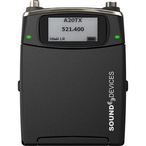  Sound Devices A20-TX Digital Wireless Bodypack Transmitter/Recorder (169 to 1525 MHz)