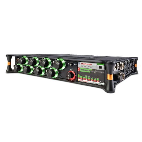  Sound Devices MixPre-10T Portable Multichannel Audio RecorderMixer, and USB Audio Interface with Timecode GeneratorReader