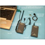 The Sound Professionals Sound Professionals - Wireless USB High Gain, High Sensitivity Unidirectional Lapel Microphone and Headphone Monitor