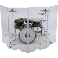Sound Shields VDS-4X4-K 4 foot Tall 8 foot Wide 4-section Acrylic Shield System