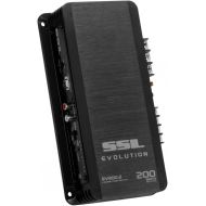Sound Storm Laboratories EV200.2 Evolution 200 Watt, 2 Channel, 2 to 8 Ohm Stable Class A/B, Full Range, Car Amplifier, Black