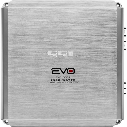  [아마존베스트]Sound Storm Laboratories Sound Storm EVO1500.1 EVO 1500 Watt, 2 Ohm Stable Class A/B, Monoblock, MOSFET Car Amplifier with Remote Subwoofer Control