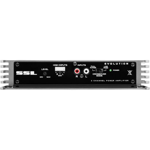  [아마존베스트]Sound Storm Laboratories EV2.200 Evolution 200 Watt, 2 Channel, 2 to 8 Ohm Stable Class A/B, Full Range Car Amplifier, Gun Metal Grey