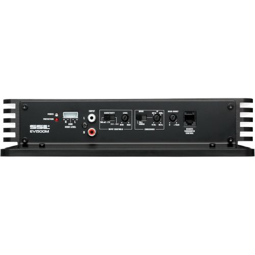  Sound Storm Laboratories EV1500M Evolution 1500 Watt, 2 Ohm Stable Class A/B, Monoblock, MOSFET Car Amplifier with Remote Subwoofer Control