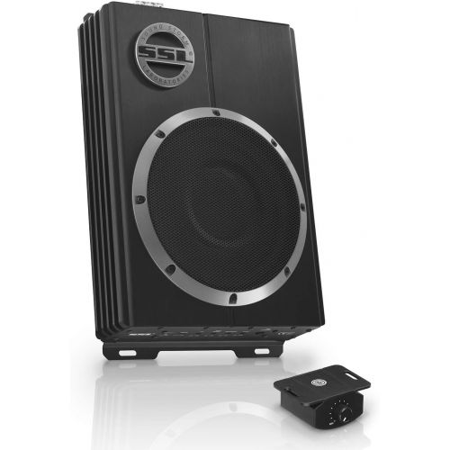  Sound Storm Laboratories Sound Storm LOPRO10 Amplified Car Subwoofer - 1200 Watts Max Power, Low Profile, 10 Inch Subwoofer, Remote Subwoofer Control, Great For Vehicles That Need Bass But Have Limited Spa