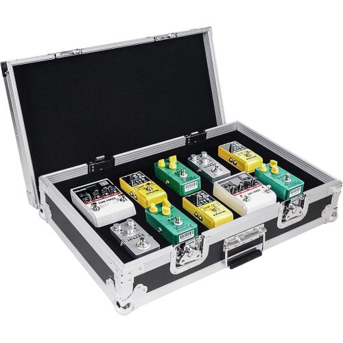  Sound Town Pedalboard ATA Road Case, 24.7” x 14” (STRC-PD1)