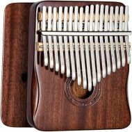 Kalimba Thumb Piano 17 Keys Finger piano (Brownish red)