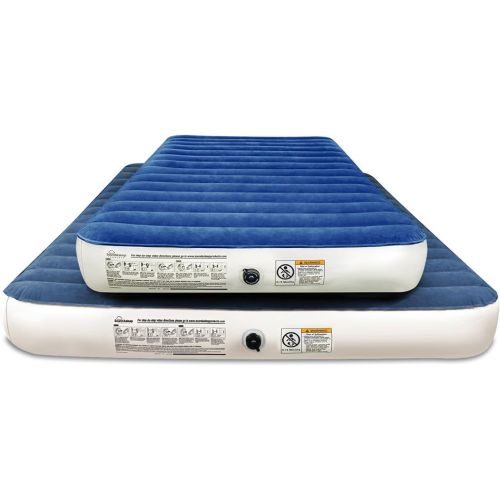  SoundAsleep Camping Series Air Mattress with Eco-Friendly PVC - Included Rechargeable Air Pump - Twin Size