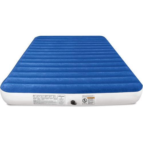  SoundAsleep Camping Series Air Mattress with Eco-Friendly PVC - Included Rechargeable Air Pump - Queen Size