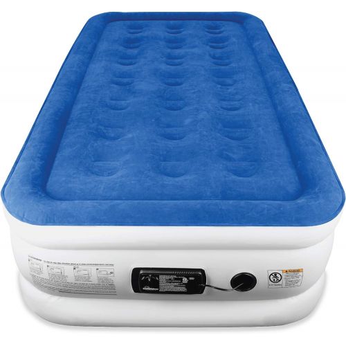  SoundAsleep Products SoundAsleep Dream Series Air Mattress with ComfortCoil Technology & Internal High Capacity Pump - Twin Size