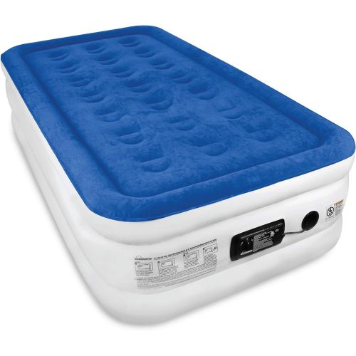  SoundAsleep Products SoundAsleep Dream Series Air Mattress with ComfortCoil Technology & Internal High Capacity Pump - Twin Size