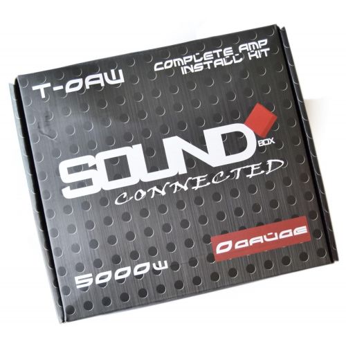  SoundBox Connected True 0 Gauge AWG Amp Kit Amplifier Wiring Complete Install Kit Cables 5000 Watt Peak Power Handling