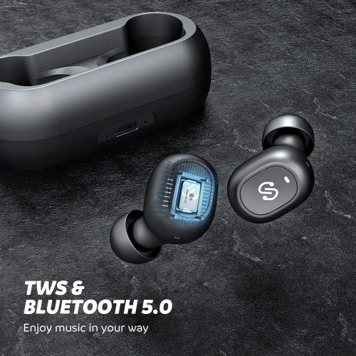  [아마존 핫딜]  [아마존핫딜]SoundPEATS TrueFree True Wireless Earbuds Bluetooth 5.0 in-Ear Stereo Bluetooth Headphones with Microphone Wireless Earphones 15 Hours Playtime, Hands-Free Calls, One-Step Pairing