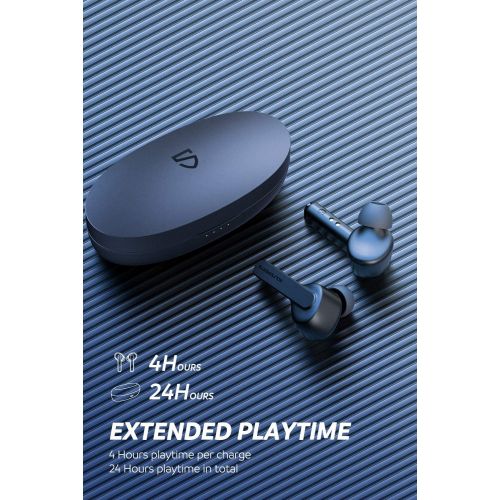 [아마존 핫딜] [아마존핫딜]SoundPEATS True Wireless Earbuds TWS Bluetooth Headphones in-Ear Stereo Bluetooth V5.0 Earphones High Definition Mic Rechargable Wireless Headphones (Clear Calls, Smart Touch, IPX5