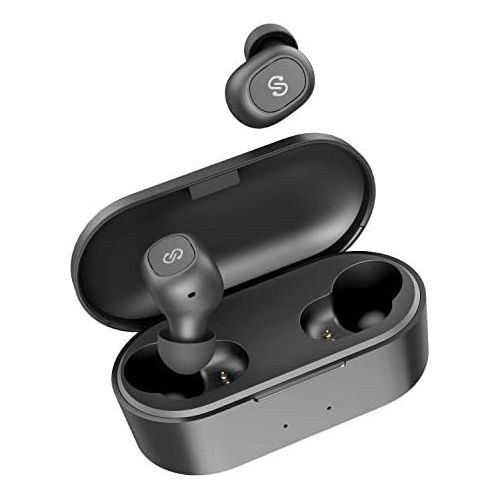  [아마존베스트]SoundPEATS True Wireless Earbuds 5.0 Bluetooth Headphones in-Ear Stereo Wireless Earphones with Microphone Binaural Calls, One-Step Pairing, Total 35 Hours, TrueFree Plus