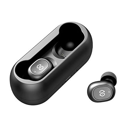  [아마존베스트]SoundPEATS True Wireless Bluetooth Earbuds in-Ear Stereo Bluetooth Headphones Wireless Earphones (Bluetooth 5.0, Built-in Mic, Stereo Calls, Total 15 Hours Playtime)