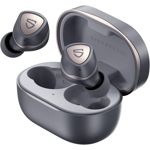  SoundPEATS Sonic Wireless Earbuds Bluetooth 5.2 Headphones in-Ear Stereo Wireless Earphones with aptX-Adaptive, Game Mode, TrueWireless Mirroring, Immersive Bass, cVc 8.0, Single/T