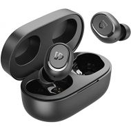 SoundPEATS Wireless Earbuds TrueFree2 Bluetooth 5.0 Headphones in-Ear Stereo TWS Sports Earbuds, IPX7 Waterproof, Customized Ear Fins, USB-C Charge, Monaural/Binaural Calls, 20 Hou