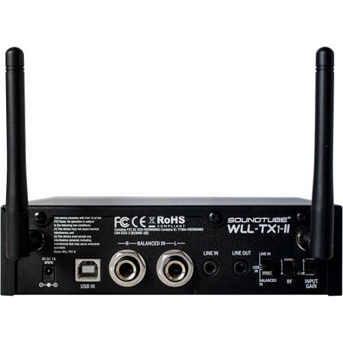  SoundTube Entertainment WLL Wireless System 3-Band Transmitter and Receiver with Uncompressed Stereo Audio (2.4 GHz, 5.0 GHz and 5.8 GHz)