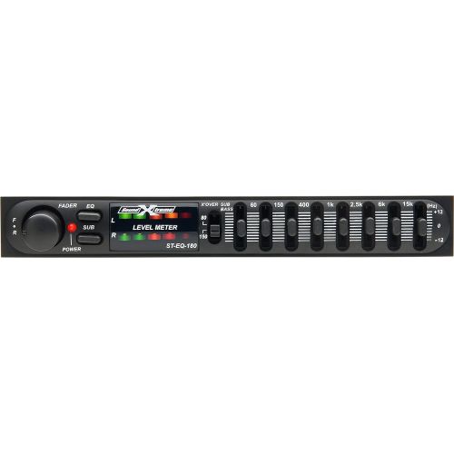  [아마존베스트]SOUNDXTREME 7 Band Passive Stereo Graphic Equalizer with Fader Control ST-EQ-180