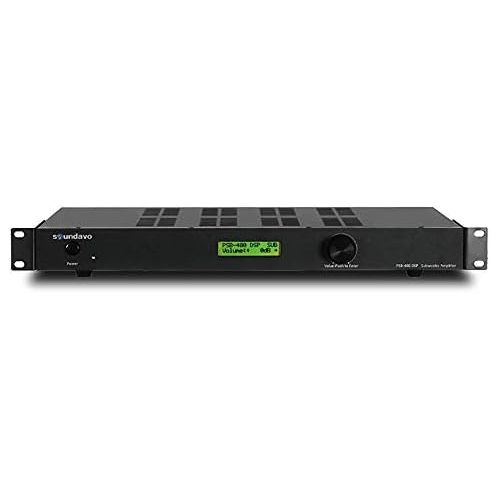  Soundavo PSB-400DSP Class D Subwoofer Amplifier with DSP and LCD Presets Display for Home Theater 400W RMS / 1000W Max …