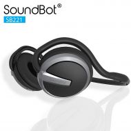 SoundBot¨ SB221 HD Wireless Bluetooth 4.0 Headset Sports-Active Headphone for 20Hrs Music Streaming & 25Hrs HandsFree Calling w/Sweat Resistant Ergonomic Secure-Fit Design & Voice